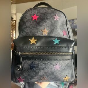 Coach Star Appliqué Campus Backpack